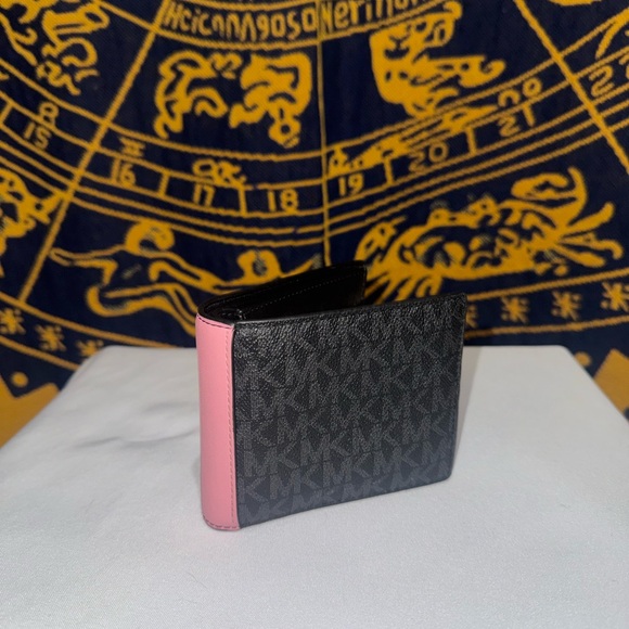 Michael Kors Other - Michael Kors Black and Pink Wallet and Card Holder